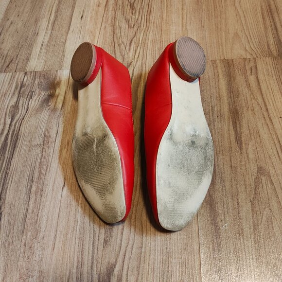 GUC Matt & Nat Vegan Ballerina Flats, Red - Sz 39 - Picture 3 of 5